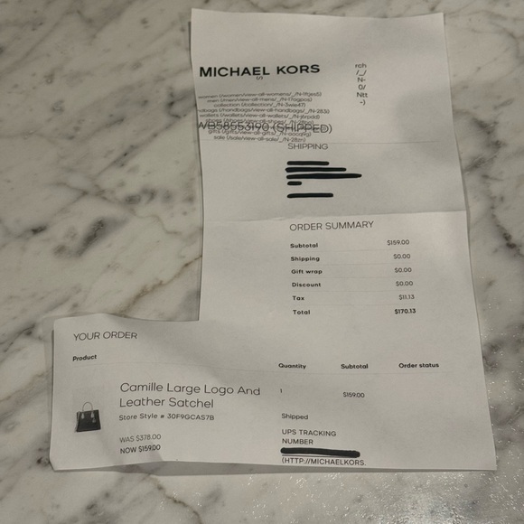 Michael Kors Camille Large LOGO And Leather Satchel - Picture 10 of 12